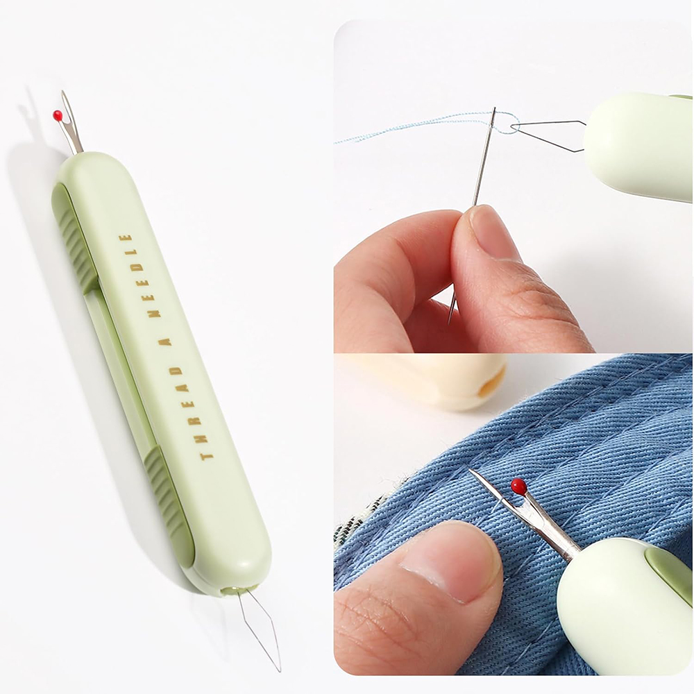 Cotton Embroidery Thread Skeins - 2 in 1 iğne Threader dikiş