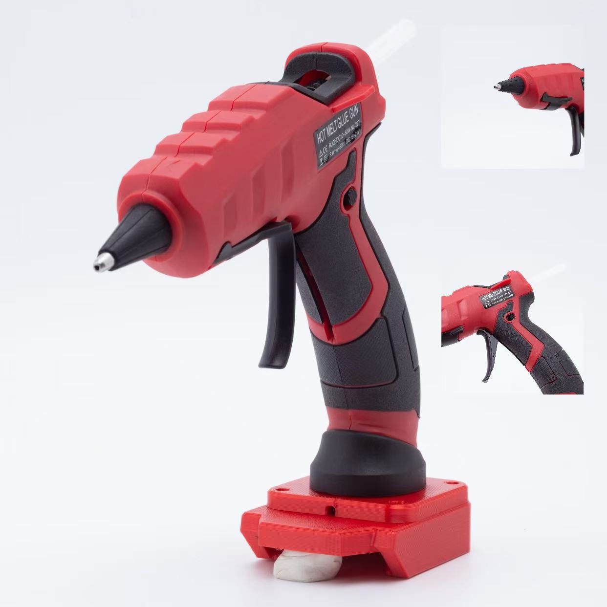 Hot Melt Glue Gun Cordless - 60W 7mm Kablosuz Sıcak Tutkal Tabancası,