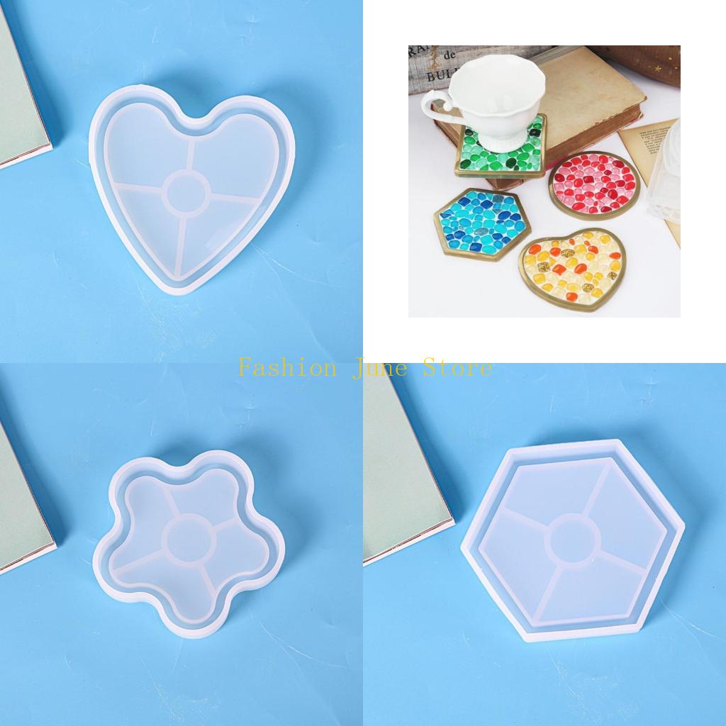 Silicone Epoxy Resin Molds Set - N5KA Yuvarlak/Kare/Düzensiz Şekil Reçine Kalıpları Reçine