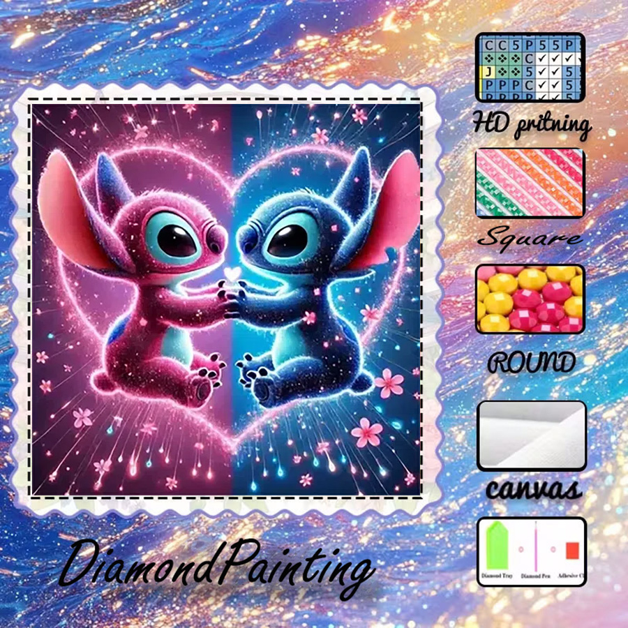 5D Diamond Painting Kit Full Drill - 1 parça - Potdemiel-5D-DIY - Flok