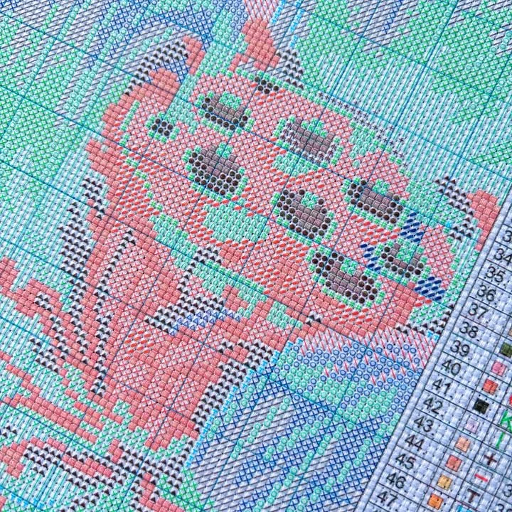 [CC4223 - İnci Küpeli Su Samur - Cross Stitch Stamped Kits Beginners incelemesi ve fiyatı