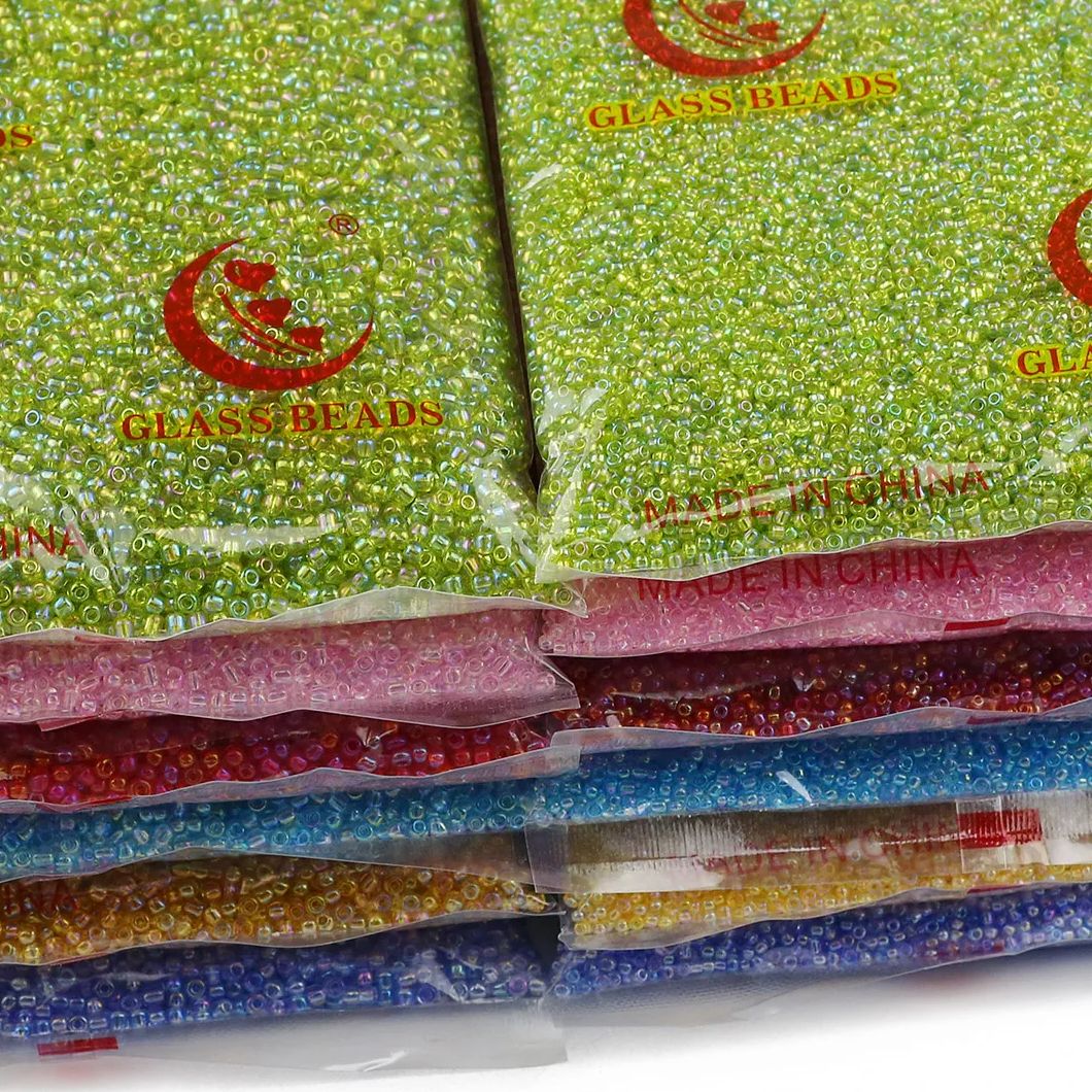 450g 2mm 3mm AB renk Charm çek - Glass Seed Beads 2Mm Jewelry Making incelemesi ve fiyatı