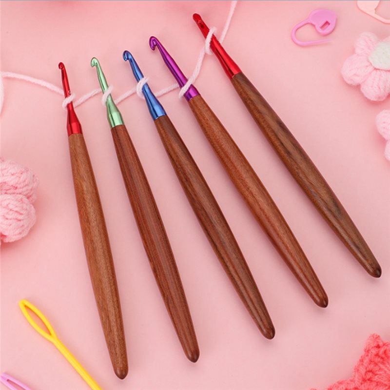 A11E-Tığ Seti, Artritli Eller  - Wooden Crochet Hooks Ergonomic Handle incelemesi ve fiyatı