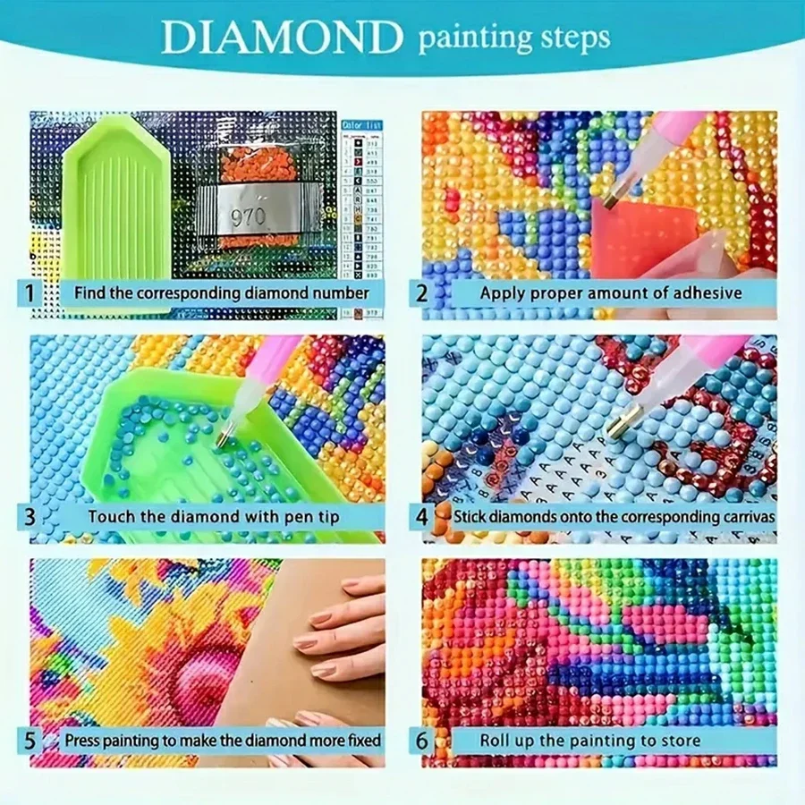 Karikatür Mutlu Yaşlı Çift 5D  - 5D Diamond Painting Kit Full Drill incelemesi ve fiyatı