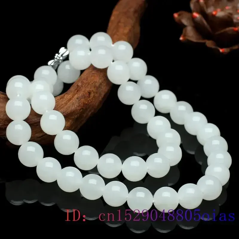 Beyaz yeşim boncuklu kolye bon - Beading incelemesi ve fiyatı