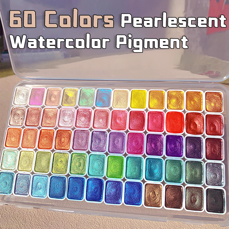 20/24/60/72 Renk İnci Suluboya - Watercolor Paint Set Solid Pigment incelemesi ve fiyatı