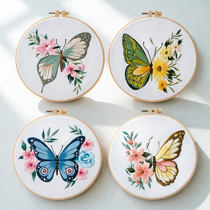 1 adet 20X20CM 7.87 inç Nakış  - Embroidery incelemesi ve fiyatı