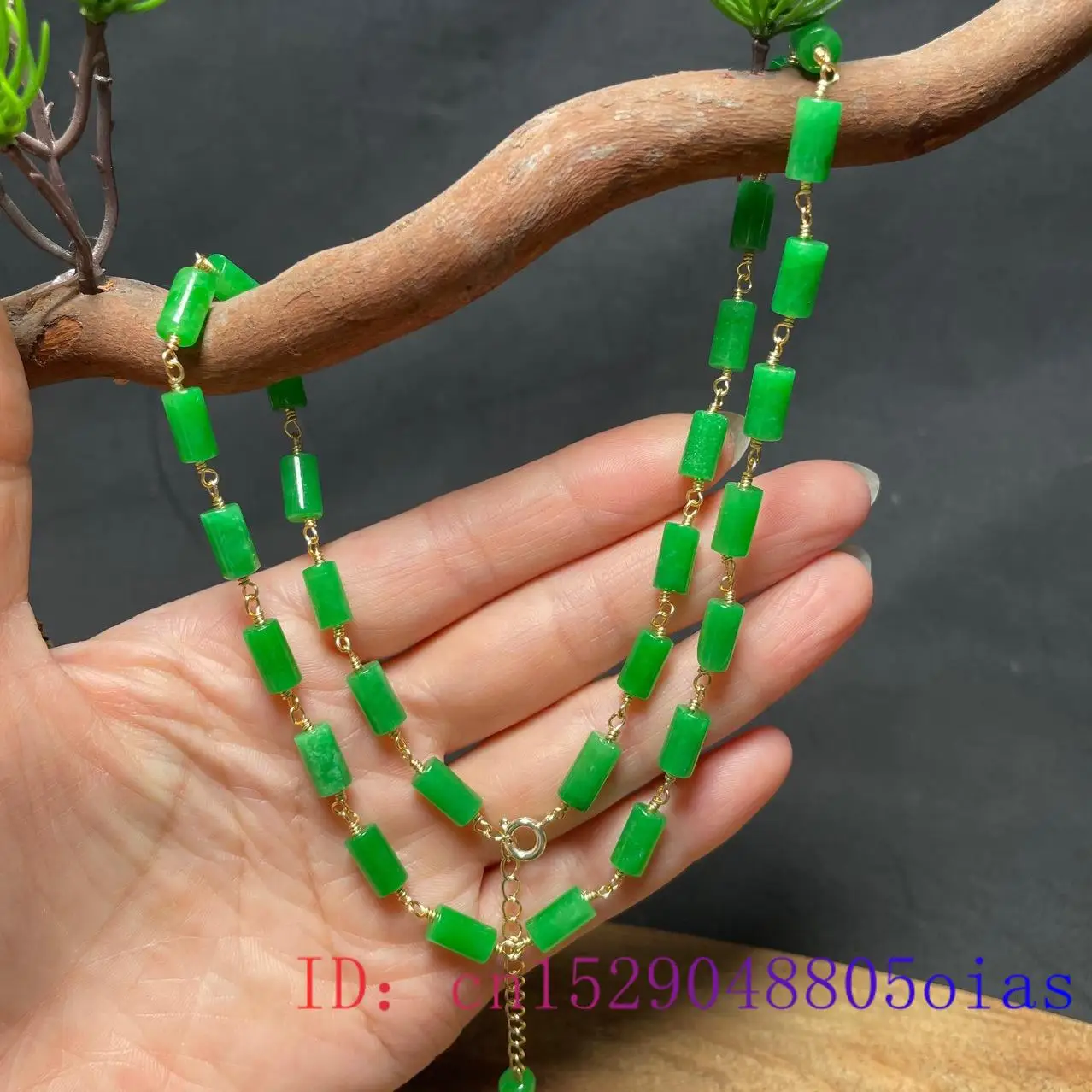 Yeşil Yeşim Boncuklu Kolye Vin - Beading incelemesi ve fiyatı