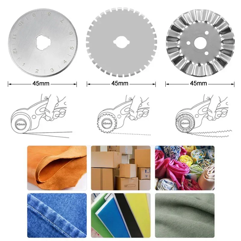 45MM Rulo Tekerlekli Bıçak Kum - Rotary Cutter For Fabric 45Mm incelemesi ve fiyatı