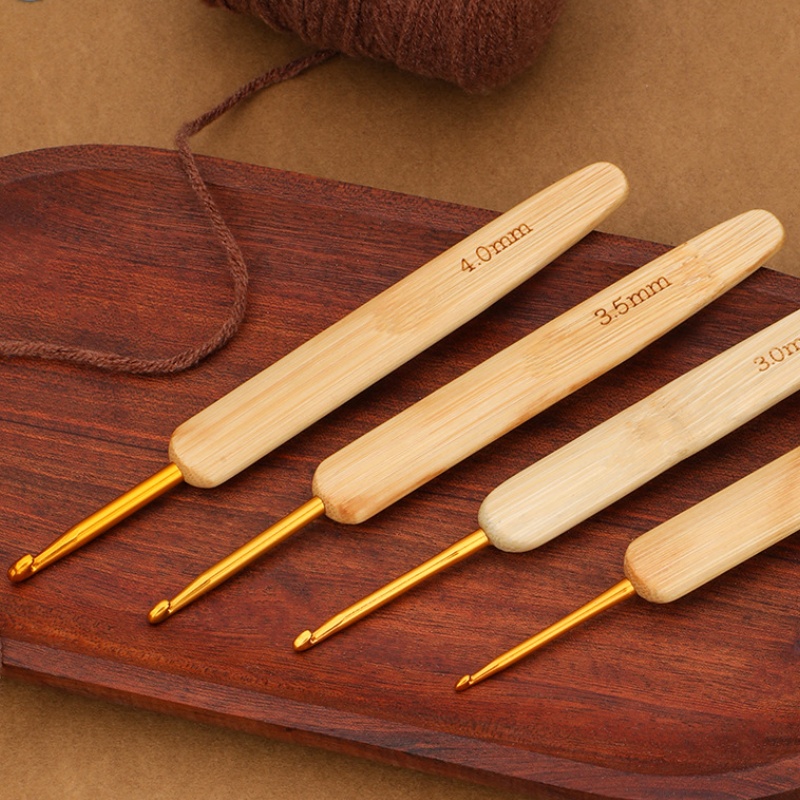 Bambu Ahşap Saplı Tığ Kanca Er - Wooden Crochet Hooks Ergonomic Handle incelemesi ve fiyatı