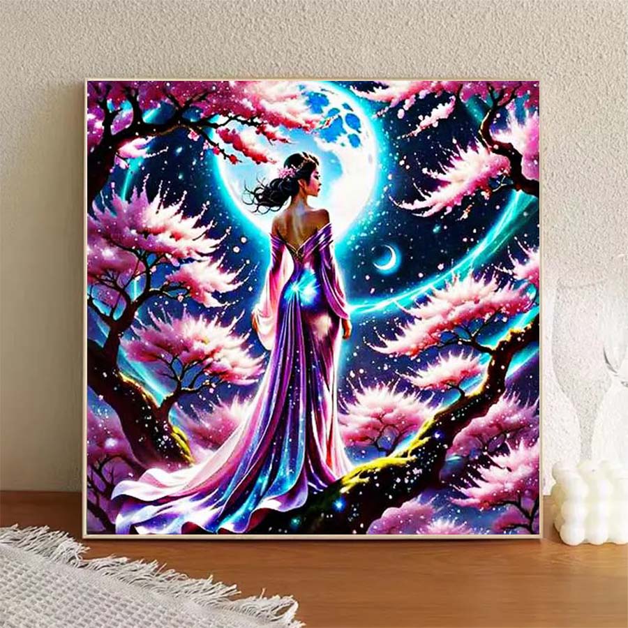 1 adet 5D DIY floklu kumaş, öz - 5D Diamond Painting Kit Full Drill incelemesi ve fiyatı