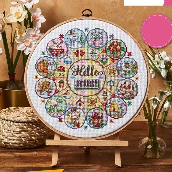 [CC4270 - Mutlu Yıl] Yeni Başl - Cross Stitch Stamped Kits Beginners incelemesi ve fiyatı
