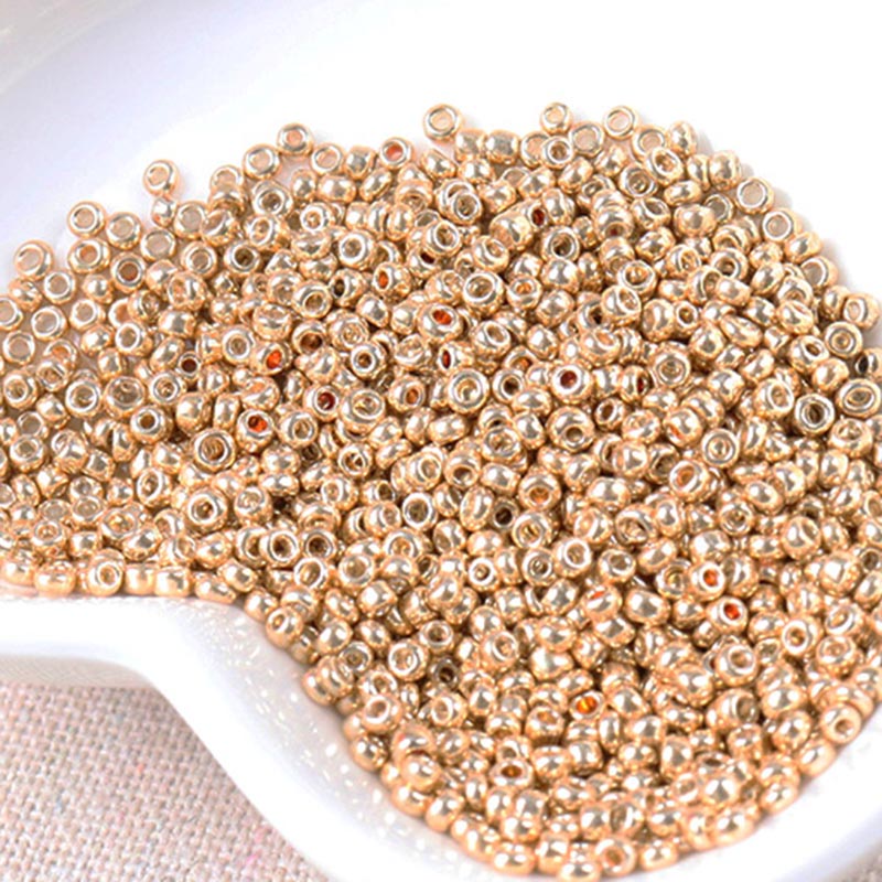 Altın ve gümüş renk 2mm 3mm 4m - Glass Seed Beads 2Mm Jewelry Making incelemesi ve fiyatı