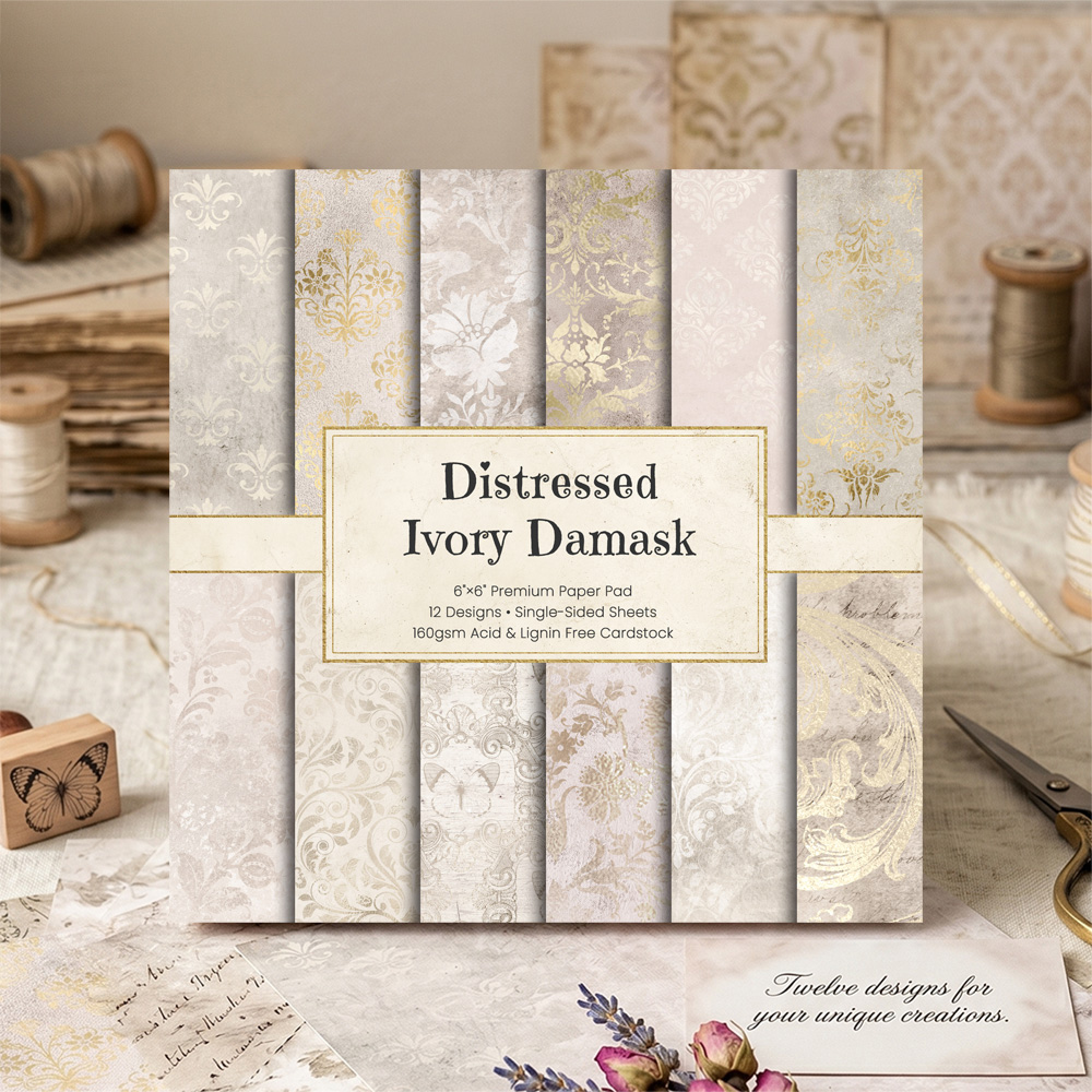12/24/36 Sayfa 6 inç Vintage F - Vintage Junk Journal Scrapbooking Paper incelemesi ve fiyatı