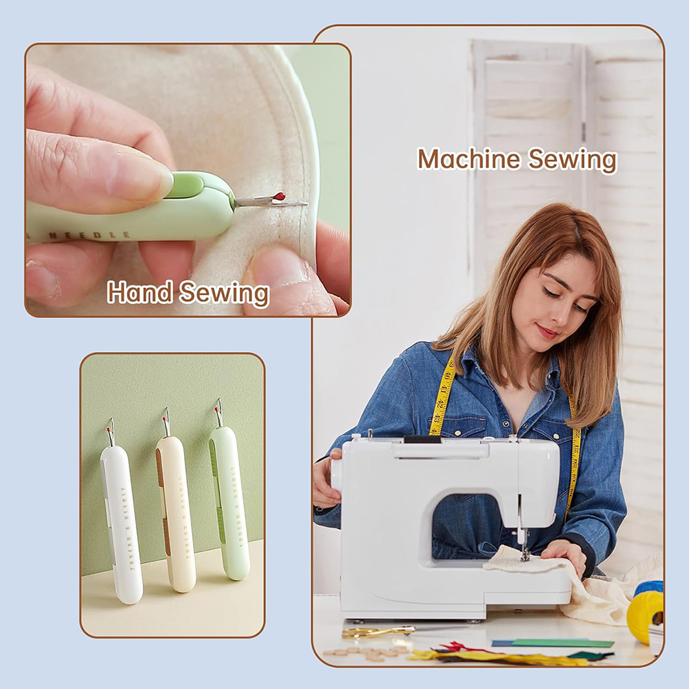2 in 1 iğne Threader dikiş Rip - Cotton Embroidery Thread Skeins incelemesi ve fiyatı