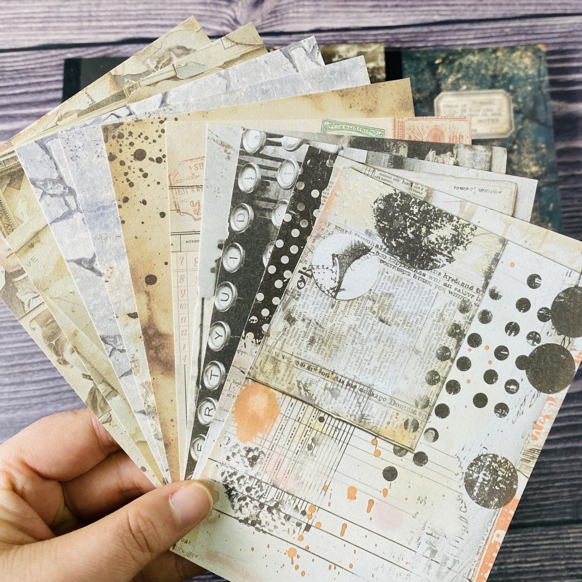 100 yaprak Vintage Karalama De - Vintage Junk Journal Scrapbooking Paper incelemesi ve fiyatı