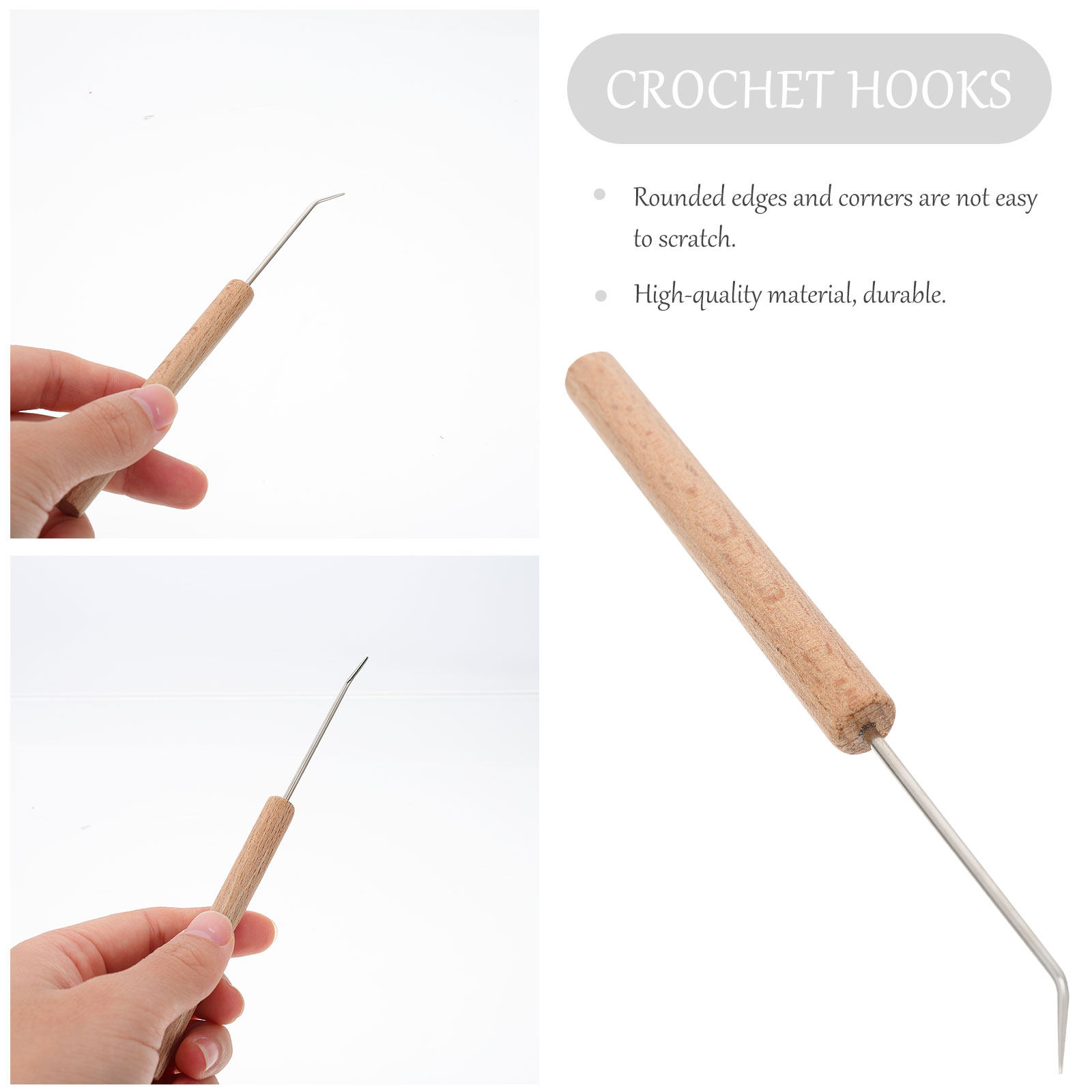 1 Adet Zarif Ergonomik Tığ, Ah - Wooden Crochet Hooks Ergonomic Handle incelemesi ve fiyatı