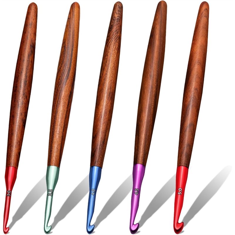 【SON ŞANS】Ergonomik Tığ Seti 5 - Wooden Crochet Hooks Ergonomic Handle incelemesi ve fiyatı