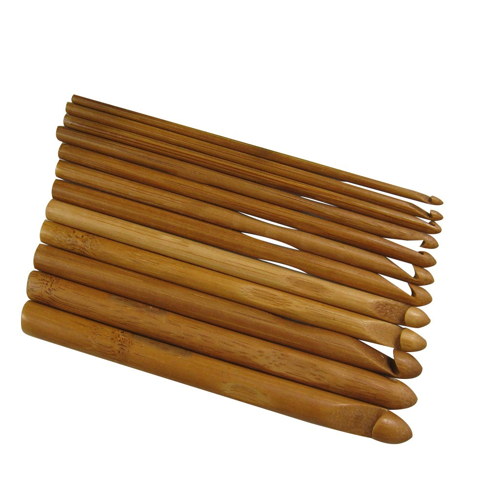 12 Adet Ahşap Örgü İğnesi Seti - Wooden Crochet Hooks Ergonomic Handle incelemesi ve fiyatı