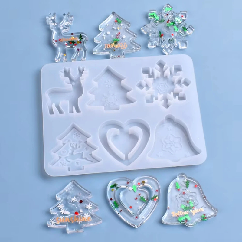 Noel Kalıbı DIY Reçine Kristal - Silicone Epoxy Resin Molds Set incelemesi ve fiyatı